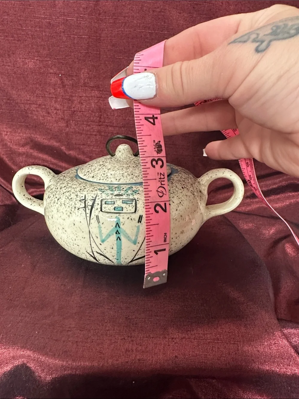 ✨ Vintage Loma of Arizona Sugar Bowl Kachina Design 🏜️💙